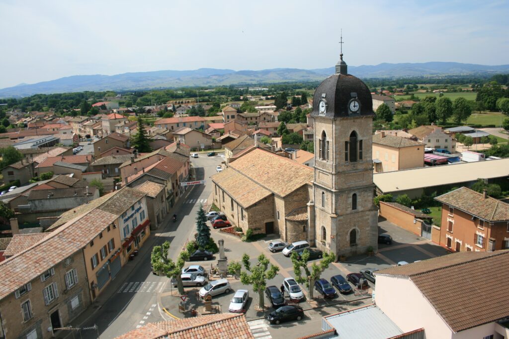 Tourisme : village de saint-didier-sur-chalaronne